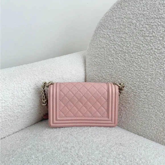 SOLD Chanel Small Leboy 20cm Pink Caviar GHW series 29 - Picture 2 of 13